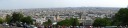 A panorama of Paris laid out before me, as seen from in front of the 
Sacre Coeur.    Notice the crazy crowd on the steps leading up to 
the Sacre Coeur.  I'm glad we took the back way up.
